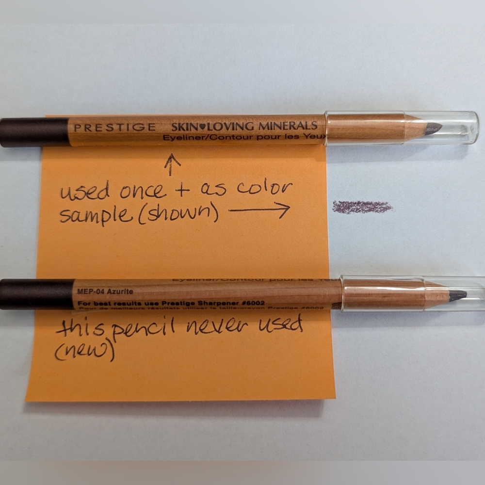 Prestige Eyeliner Pencils MEP-04 Azurite (Selling Both Together)